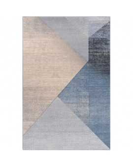 Covor lana Nour niebieski blue - 1 Covor lana Nour niebieski blue - 1