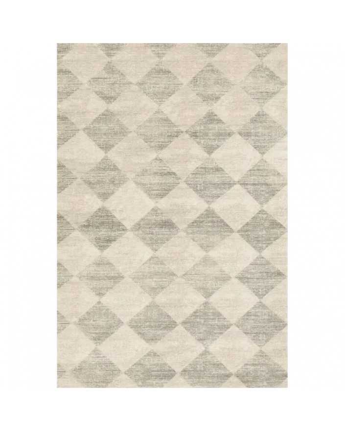 Covor lana Checkered grey - 1 Covor lana Checkered grey - 1