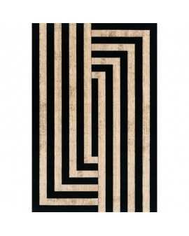 Covor lana Art Deco II black - 1 Covor lana Art Deco II black - 1